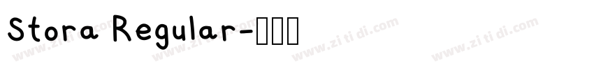 Stora Regular字体转换